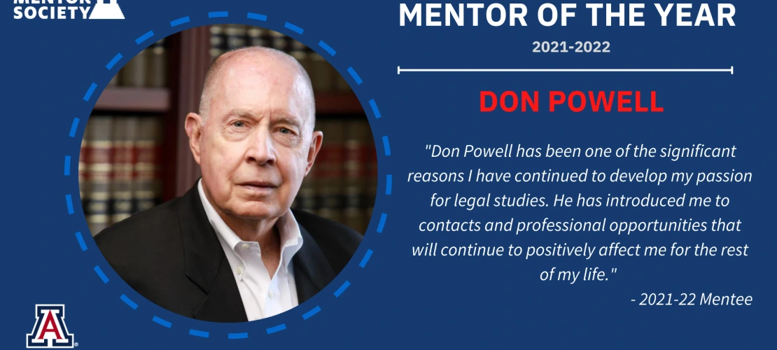 Mentor of the Year Don Powell