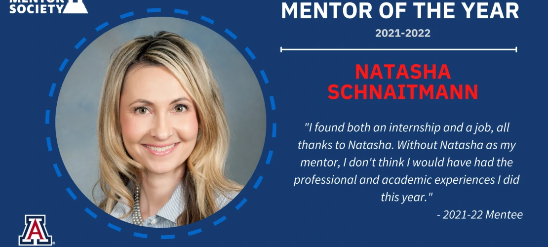 Mentor of the Year Natasha Schnaitmann